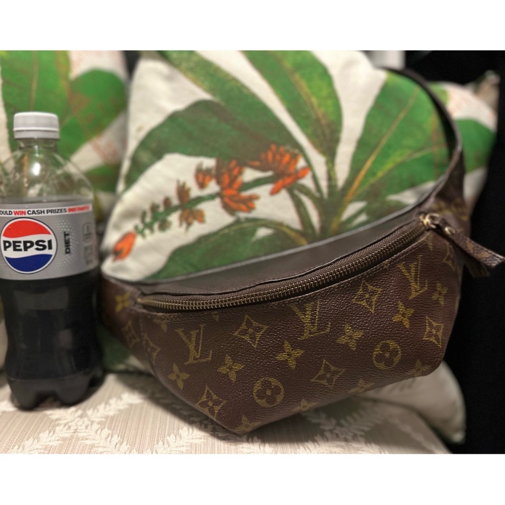 Louis Vuitton Upcycled Monogram Canvas and Leather Belt Bag / Bum Bag